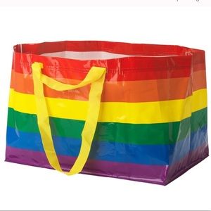 Limited Edition Ikea  KVANTING rainbow bag